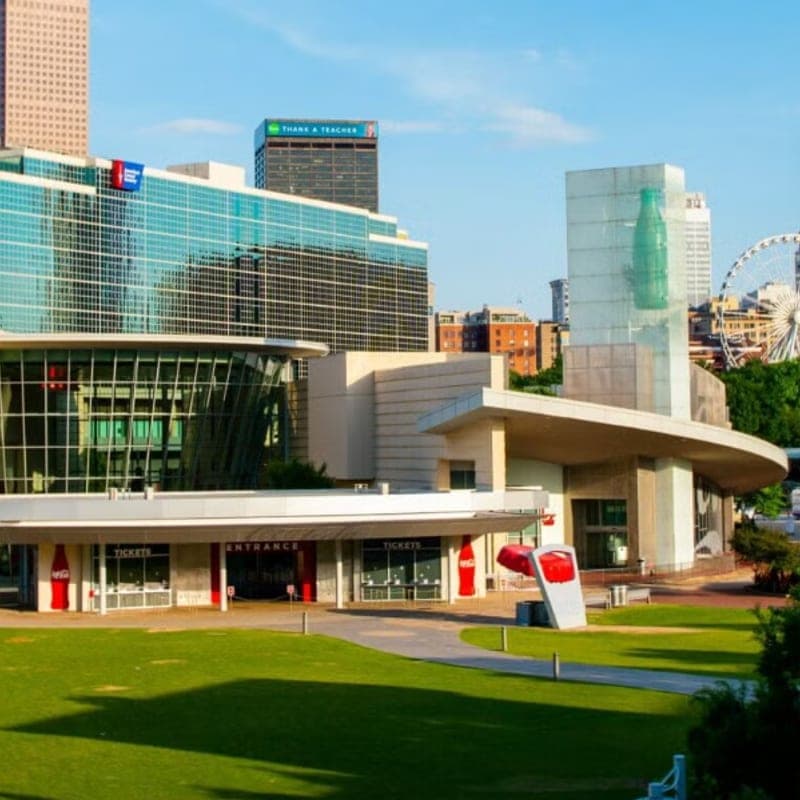 Georgia Aquarium + World of Coca-Cola exterior