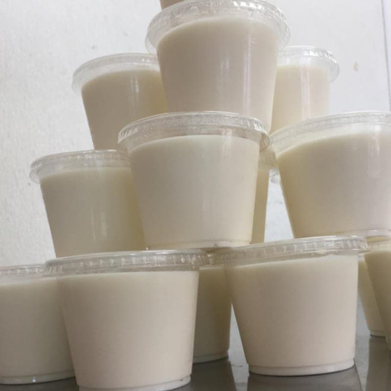 Vietnamese yogurt, fresh bread, and whatever looks best in the prepared-food case at Ba Hue Market / Chợ Bà Huế